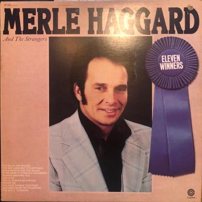 LP Record MERLE HAGGARD & THE STRANGERS - Eleven Winners ST511745 Capitol Records 1978 Canada Country Used