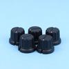 5Pcs Pn-8F 16*14.5Mm Striped Plastic Knob Cap With Copper Core Electronic Instrument Switch Caps Inner Hole 6.35Mm