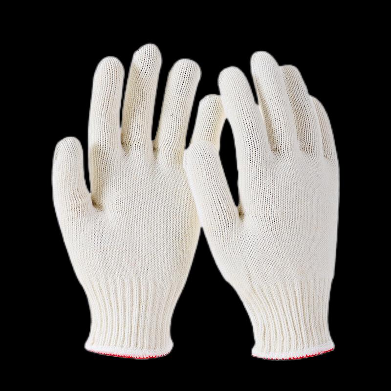 White Cotton Work Gloves