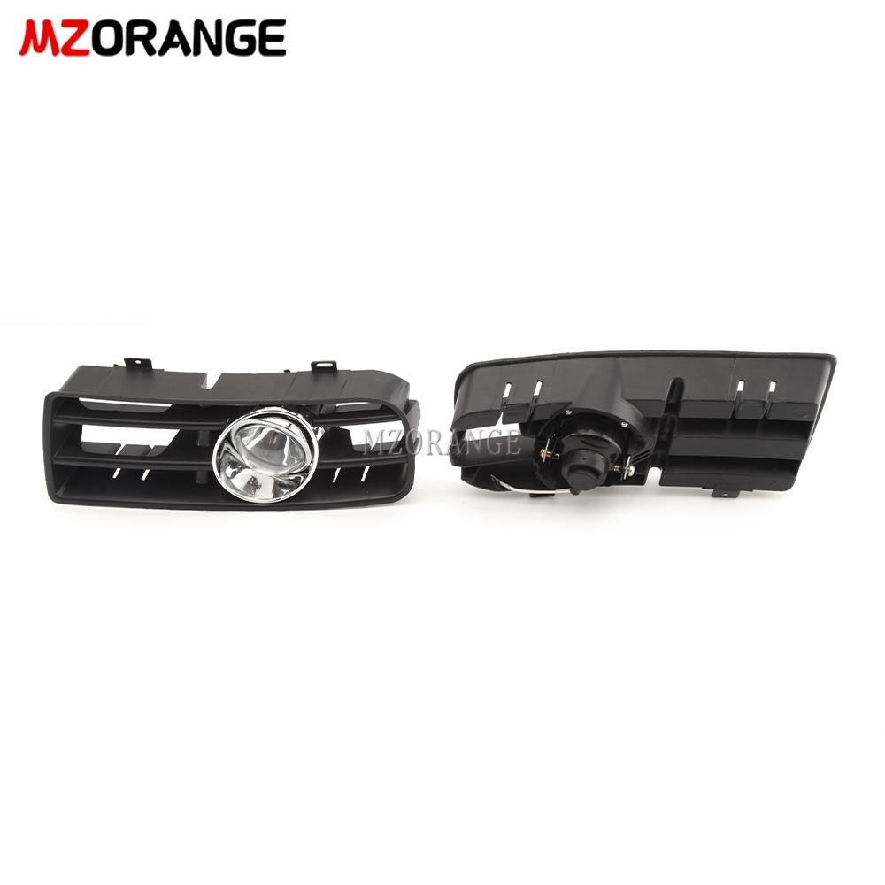Fog Lights LED for VW Golf 4 MK4 GTi TDI 1997-2006 Headlight DRL Driving Fog Lamp Racing Grill COVER Car Accessories 1 Pair