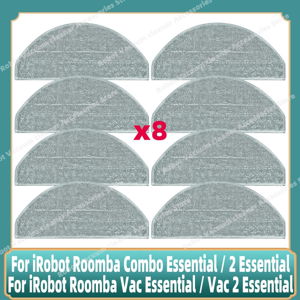 Compatible For iRobot Roomba 105 Combo, Roomba Combo Essential / 2 Essential Main Side Brush Hepa Filter Mop Dust Bag Parts