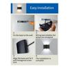 IP65 Waterproof LED Wall Light, Outdoor Up & Down Wall Lamp for Garden Stairs Patio Night Lighting