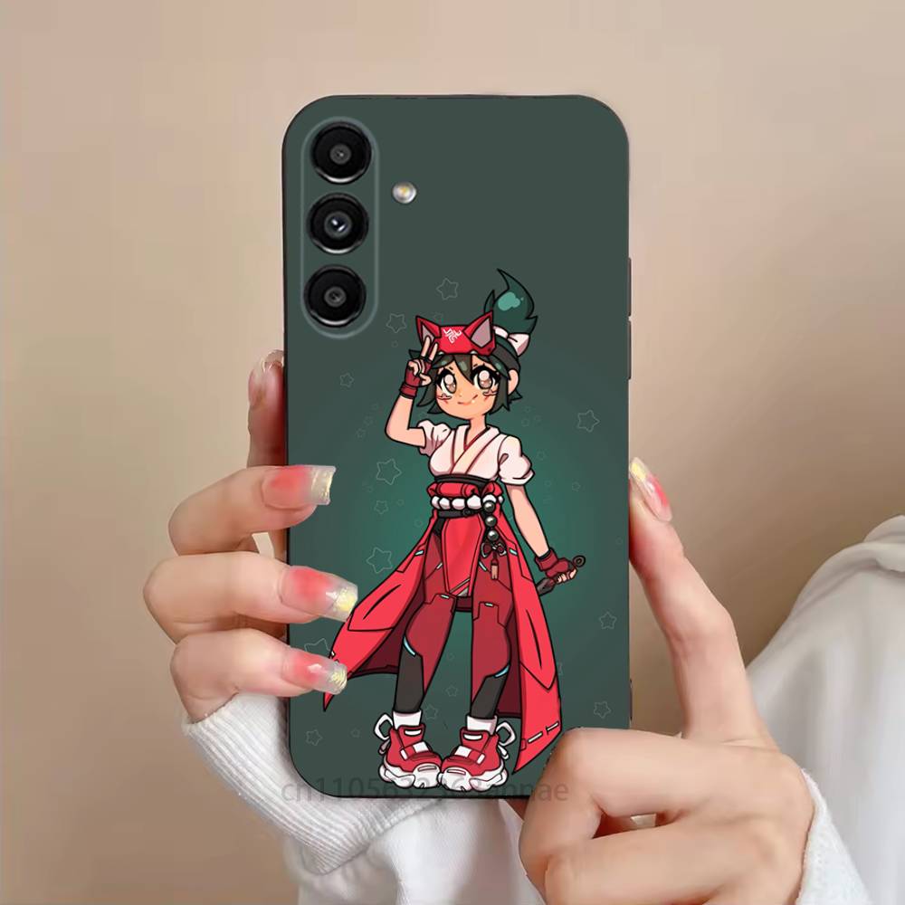 

Kiriko O-OverwatchES Phone Case For Samsung S25,24,23,22,21,S20,Ultra,Plus,FE Black Soft Cover SamsungS24plus