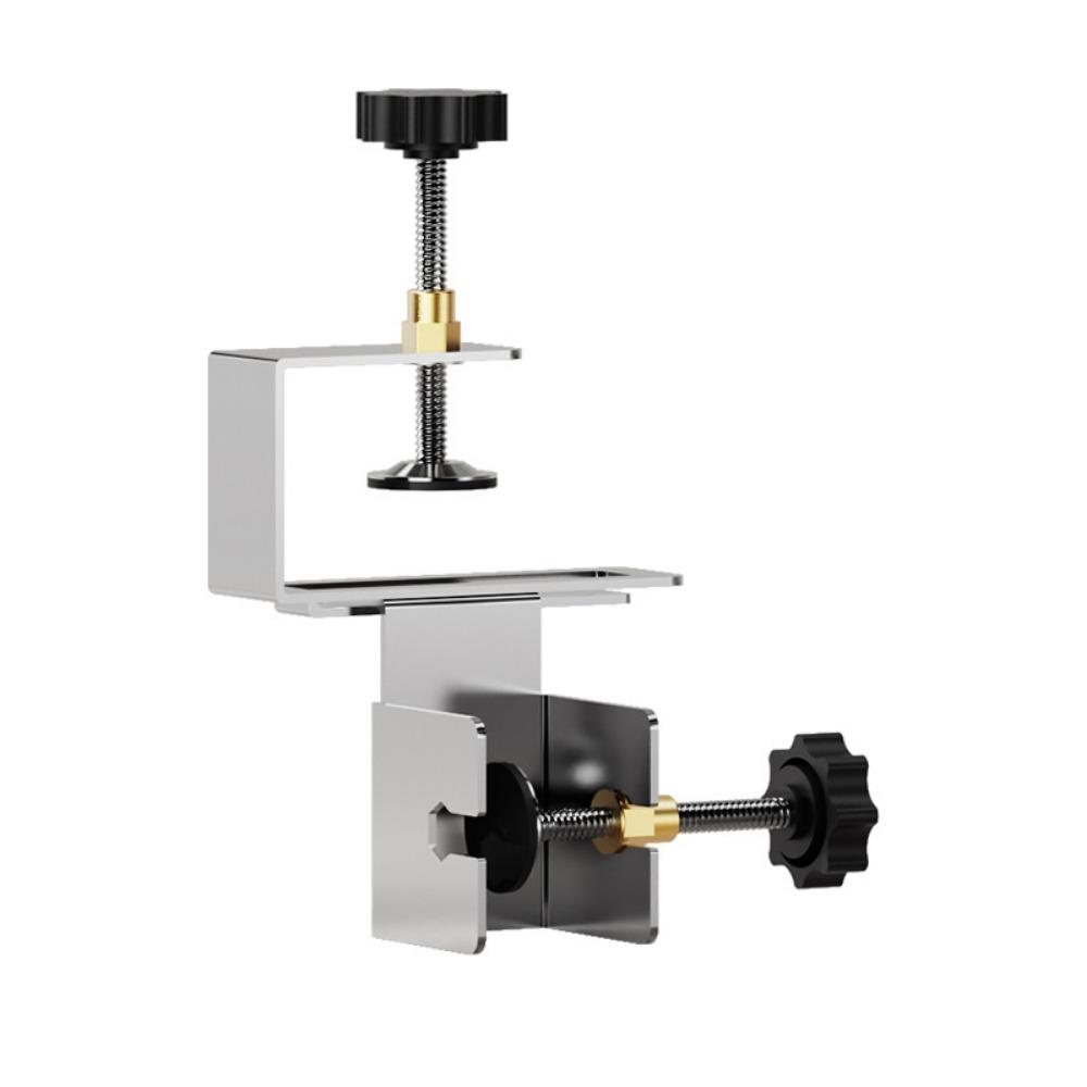 

Adjustable Positioning Hole Opening Tool Drawer Front Installation Clamp Woodworking срібний