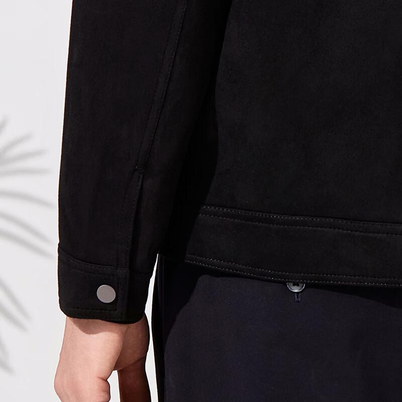 JOW Men's Anti-Wrinkle Suede Lapel Jacket