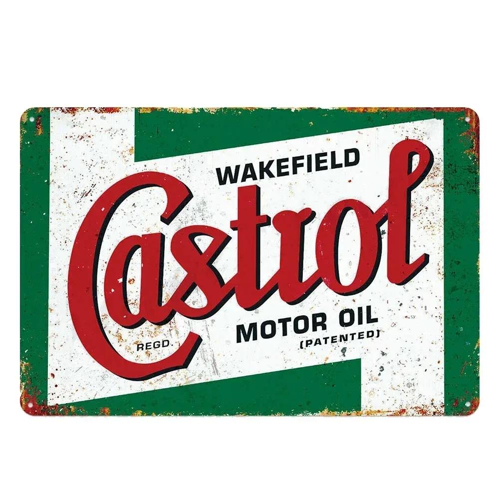 Vintage MOTOR OIL Metal Tin Sign Plaque RACING TEAM Decorative Plates For Garage Club Man Cave Bar Pub Hotel Cafe Wall Decor