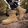 Fashion Black casual hiking boots Warm and fashionable design styles Outdoor leisure walking Daily Youth Adult Shoes Plus Size 39-48