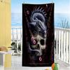 Gothic Style Beach Towel High Absorbency & Quick-Dry Comfortable Lightweight