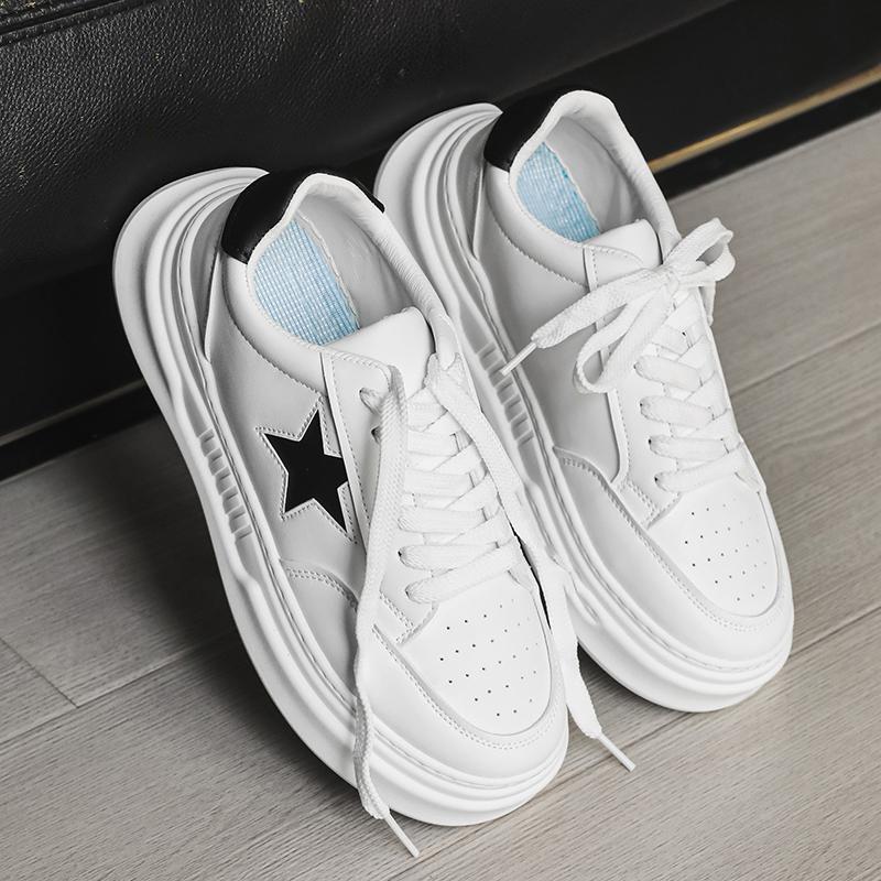 

Мужская повседневная обувь Four Seasons Fashion Students, удобные кроссовки для мальчиков, трендовая обувь с мягкой подошвой и дышащими свойствами 45 белый