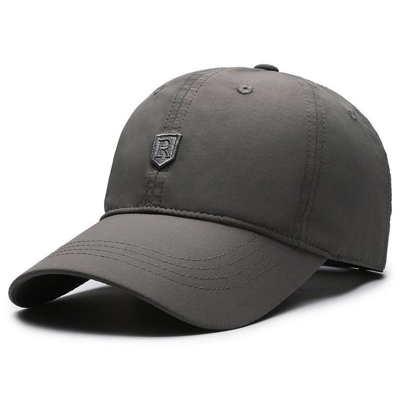 

Men s /Women s Spring /Summer Thin Quick-drying Sun Hats Running Sports Baseball Caps Sunshade and Sunscreen Peaked Caps Adjustable темно-серого
