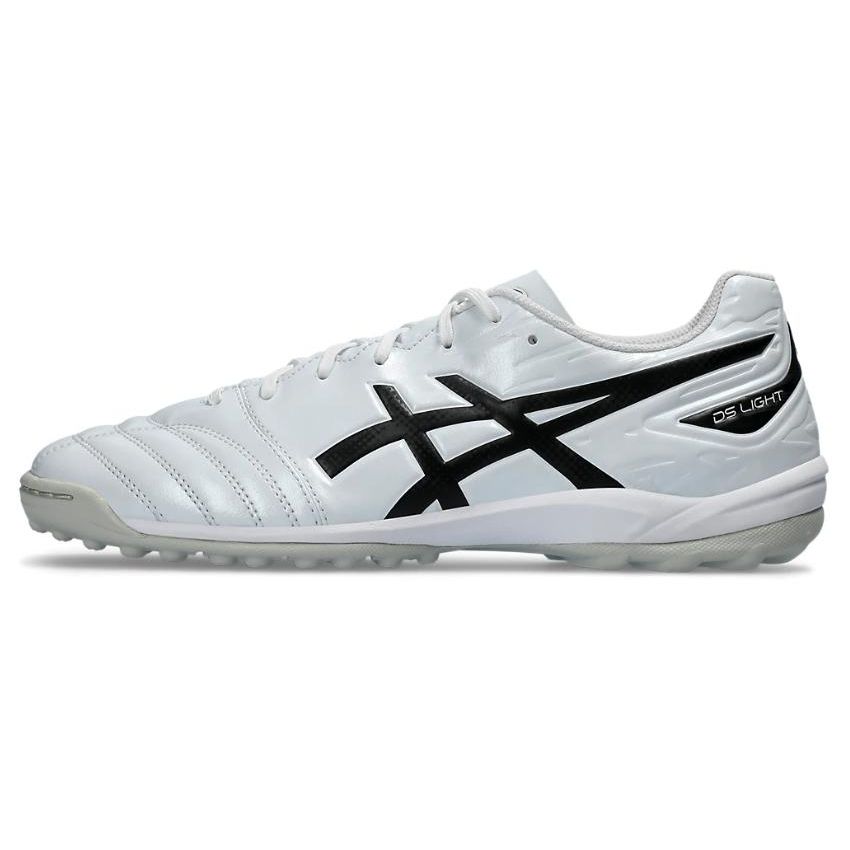 ASICS DS Light Club TF White Black Turf Football Training Shoes 1103A112-101 42