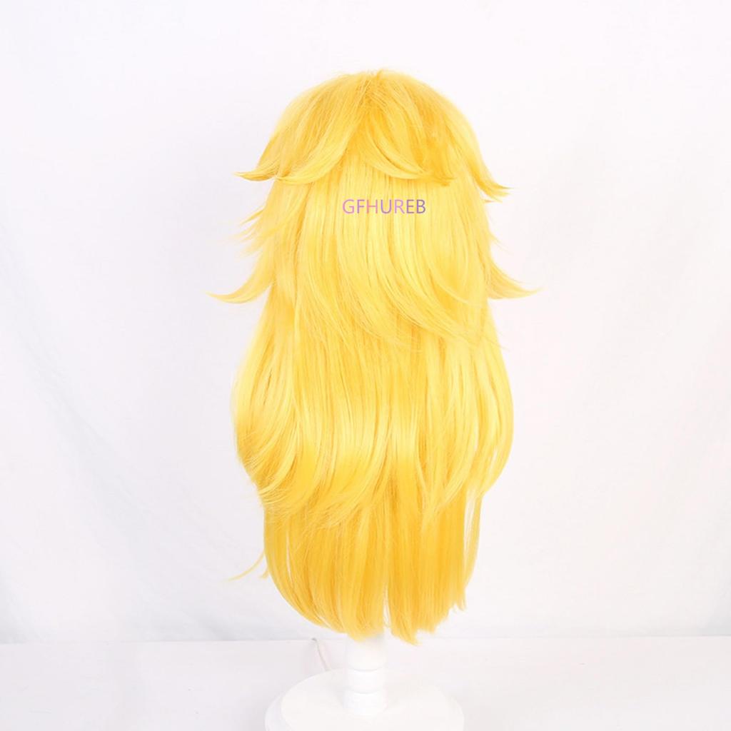 Princess Peach Cosplay Anime Wig for Cultural and School Includes Wig Wig, Heat-Resistant, Costumes, Halloween, Festivals, Festivals. Net.