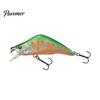 Artificial Bait 4.8cm/3.8g Fishing Lure Bionic 3D Eyes Sharp Hooks Fake Stream Trout Sinking Minnow for Freshwater Saltwater Swimbait