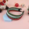 8Pcs/Set Cute Christmas Headbands Christmas Hair Hoop Glitter Hairband Funny Christmas Party Holiday Headband Hair Accessories