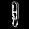 Metal Waist Buckle Double Ring  Keychain Bottle Opener Key Chain Car Key Holder Car Keychain