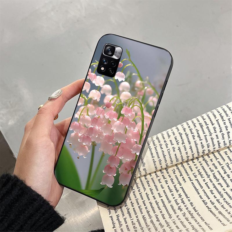 Lily of the valley Flower Phone Case For Xiaomi Redmi note 13 12 Pro 11S 11 10 Pro 10S 12S Redmi 10 13C 9C