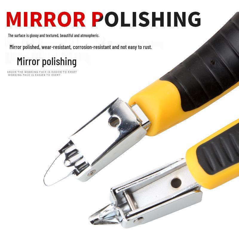 Nail Remover & Staple Tool: Manual Nail Gun with Pry Bar for Door & Nail Pulling