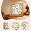 DIY Mini Museum Silhouette Box Wood Memory Display for Wedding Birthday Gift