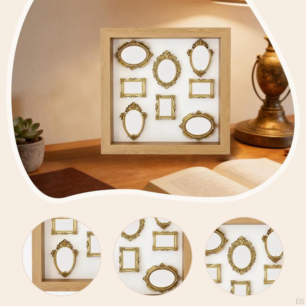 DIY Mini Museum Silhouette Box Wood Memory Display for Wedding Birthday Gift