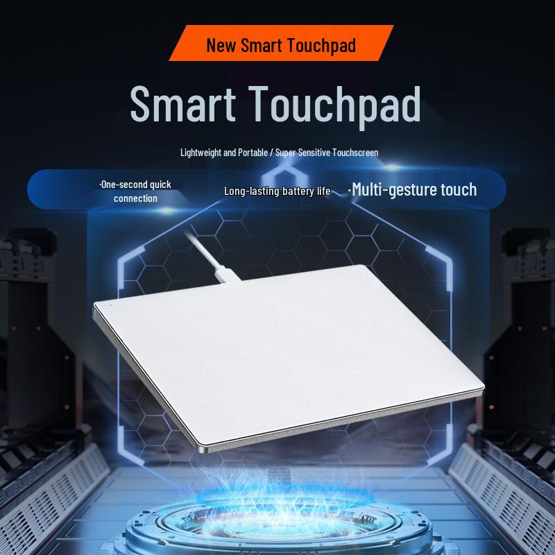 JOMAA Wired Keyboard with Multi-Gesture Touchpad for Windows Laptops & Desktops