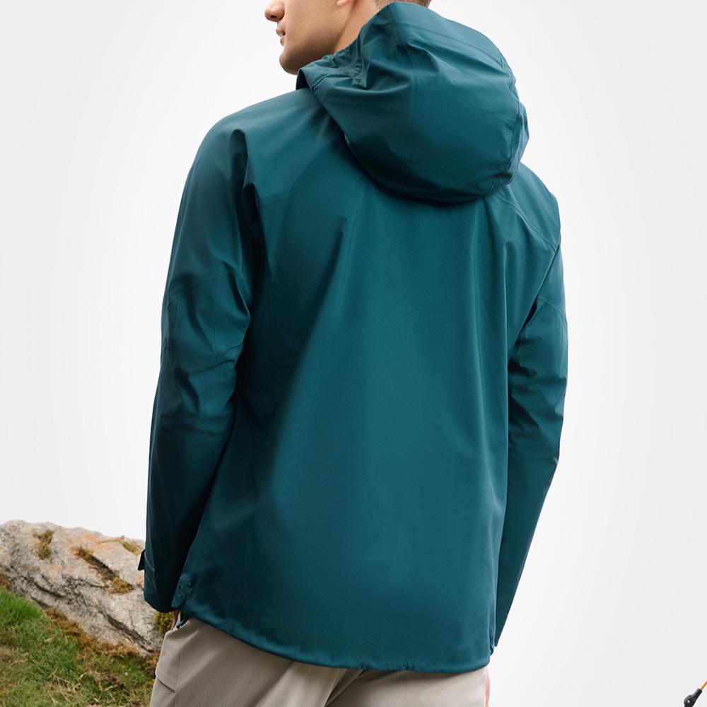 New FILA Outdoor Hiking Waterproof And Windproof Windbreaker Jacket Men's Dark Green A11M517710F-DG