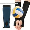 1Pair Volleyball Arm Sleeves With Forearm Pad And Thumb Hole Unisex Outdoor Sports Arm Protectors Sleeve for Men Women