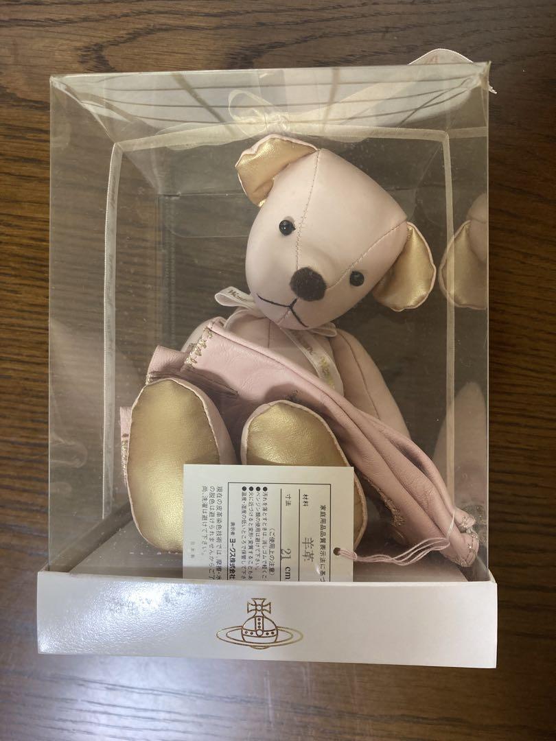 

[Б/У] Плюшевый мишка из овчины Vivienne Westwood и перчатки