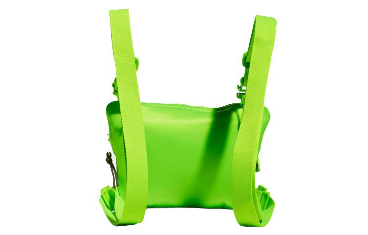 Adidas X IVY PARK Collaboration Zip Closure Polyamide Backpack Regular Unisex Neon Green HC5926
