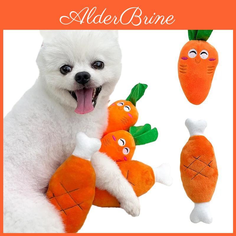Plush Shape Toys Dog Bone Squeaky Pet Toy For Small Large Dogs Bite Resistant Puppy Interactive Chew Toys Pet Training Supply