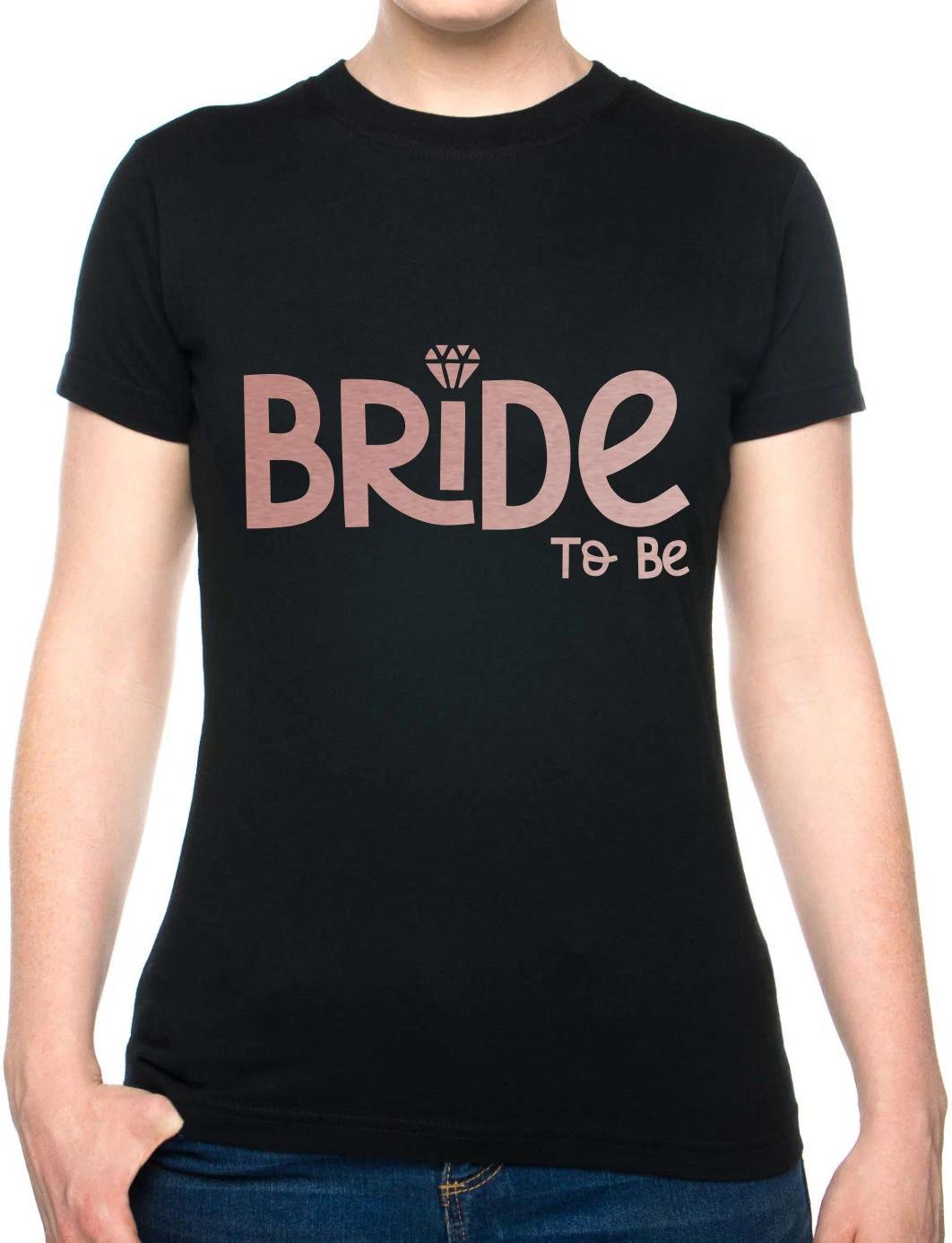 

Bride To Be Ladies Fit T-Shirt Perfect For Hen Party/Wedding In Rose Gold 2XL