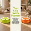 Random Pop-Up Design Automatic Cat Toy Anti-Tip Stable Base Interactive Cat Toy  For Cats