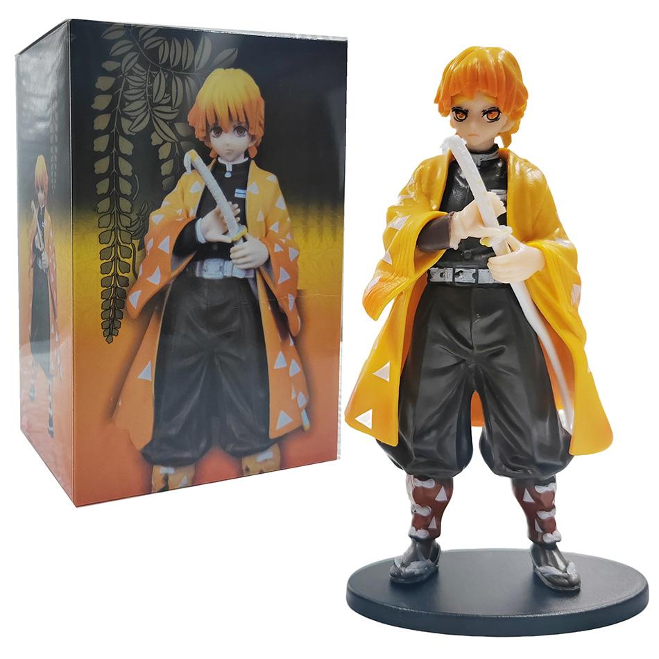 Neue Anime-Figur Dämonentöter Figur Kimetsu No Yaiba Puppe Tanjiro Nezuko Zenitsu Figur Inosuke Krieger Actionfigur Modell Spielzeug