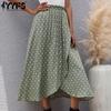 Női pöttyös mintás hétköznapi nyári tavaszi szoknyák