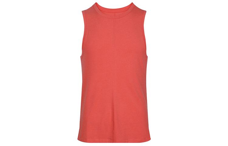 Nike Dri Fit Tank Tops Men s Ash Red Crew Neck Moderate Racerback BV4037-814 XL