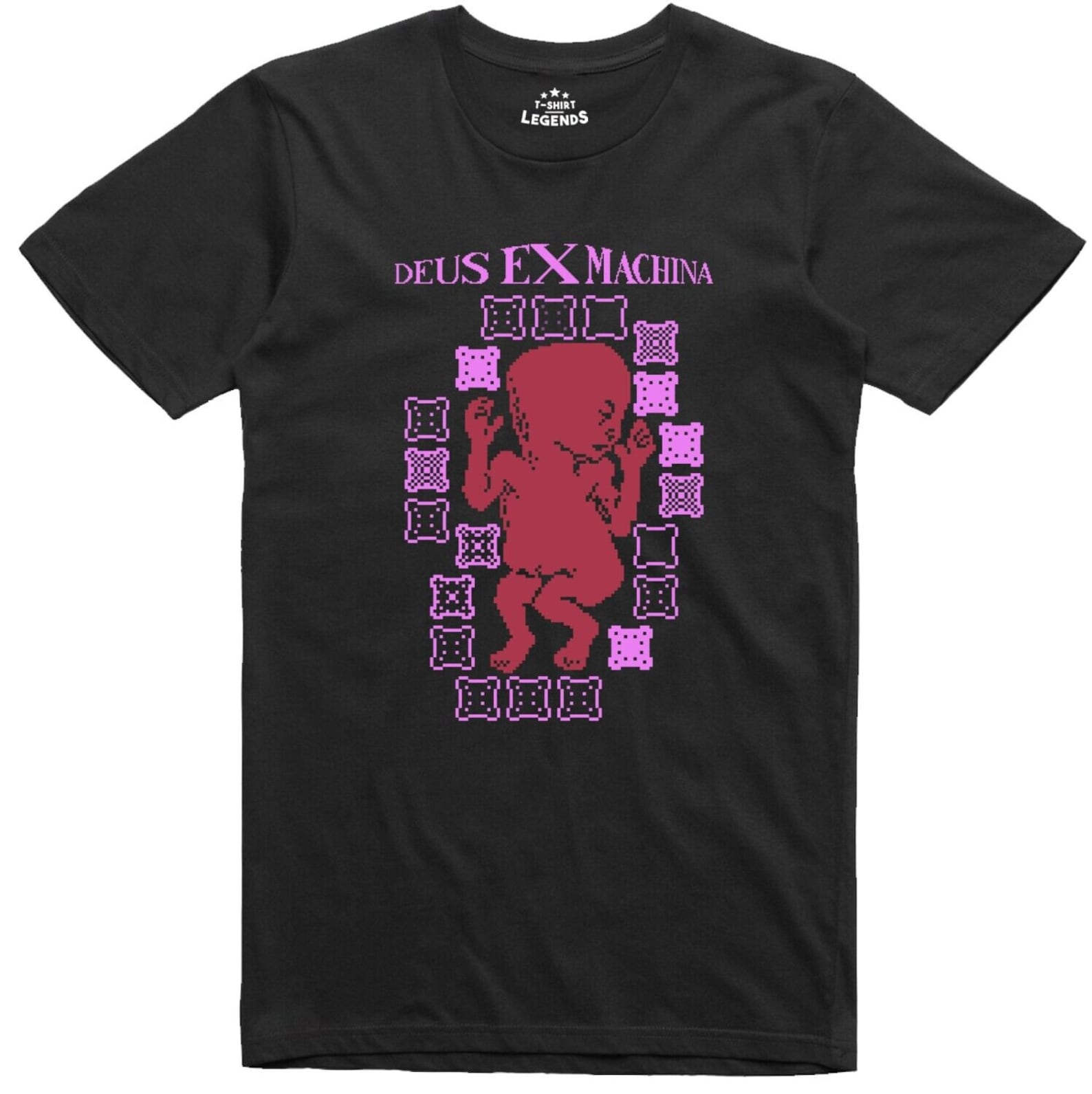 Deus Ex Machina T Shirt Graphic Spectrum 48k C64 Retro Officially Licensed XXXXL