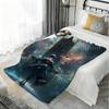 Anime Lord of Mysteries Throw Kid-Friendly Flannel Throw Blanket Soft Warm Anti-Static Washable All Season