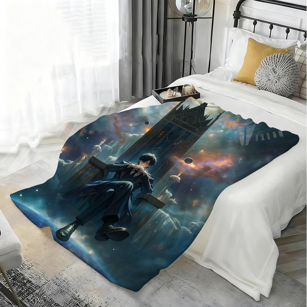 Anime Lord of Mysteries Throw Kid-Friendly Flannel Throw Blanket Soft Warm Anti-Static Washable All Season