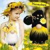 Bumble Bee Nordic Gnome Gonk Tomte Sunflower Plush Doll Ornament Decor Adorable Size With Black Yellow Colors