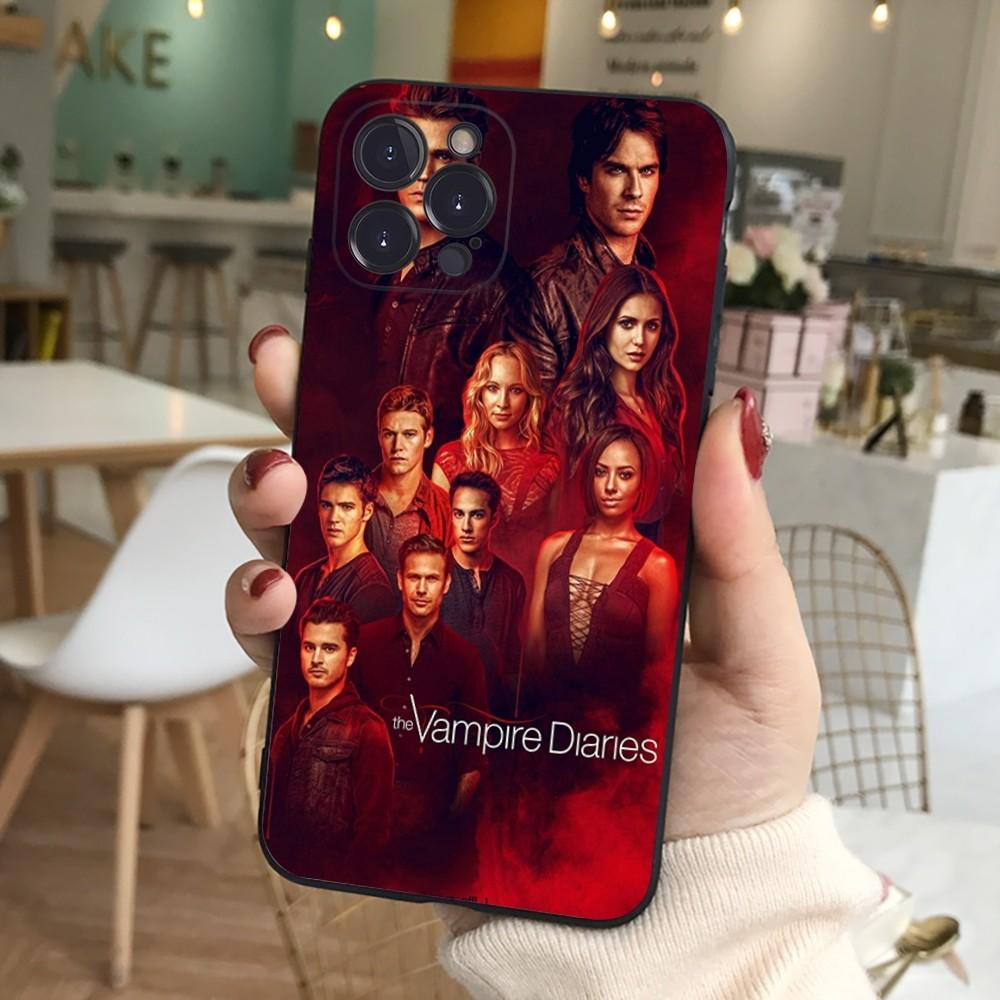 Vampire Diaries Handyhülle Silikon Weich für iphone 16 15 14 13 12 11 Pro Mini XS MAX Plus X Hülle