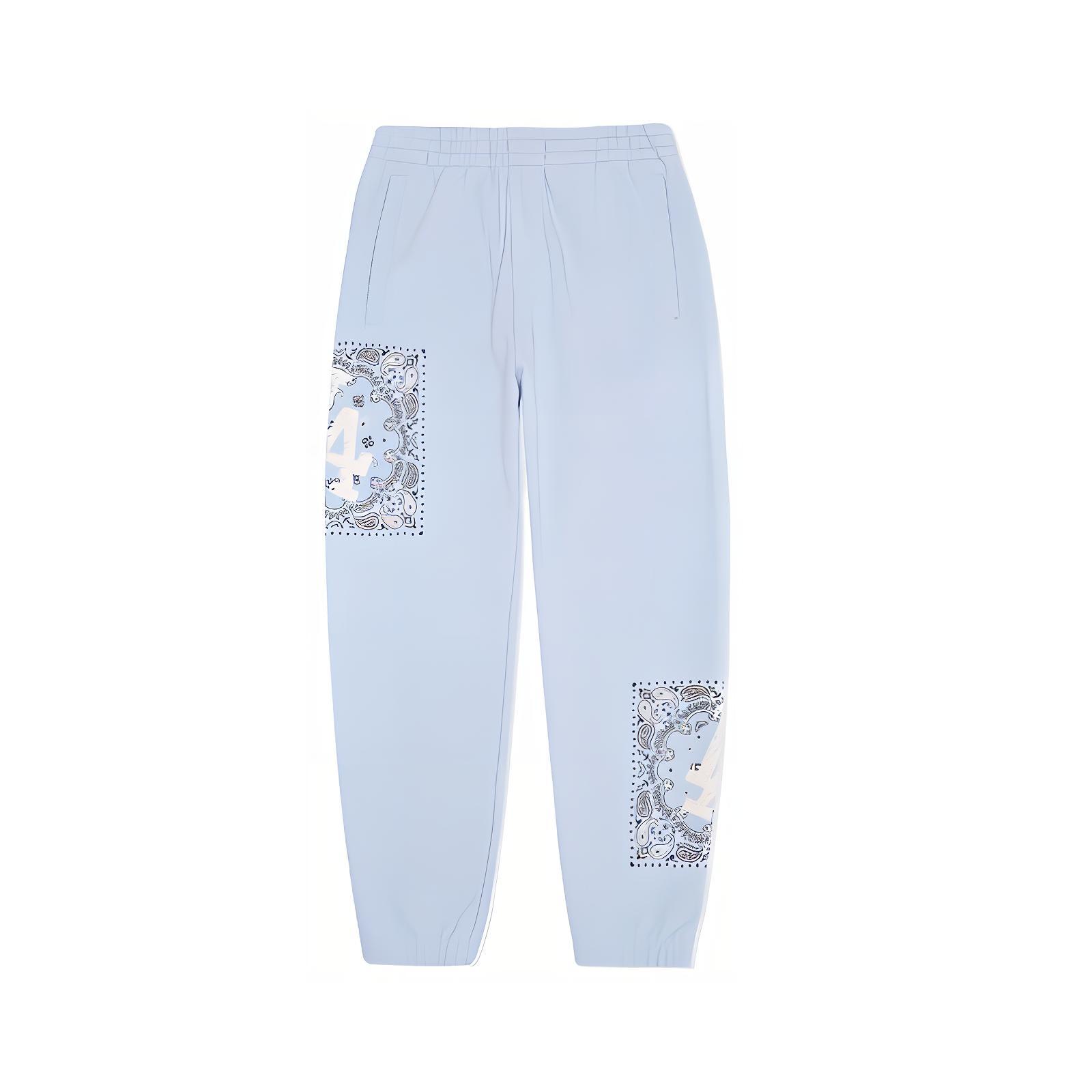MLB Knitted Sweatpants Unisex Light Blue 3APTEC724- M
