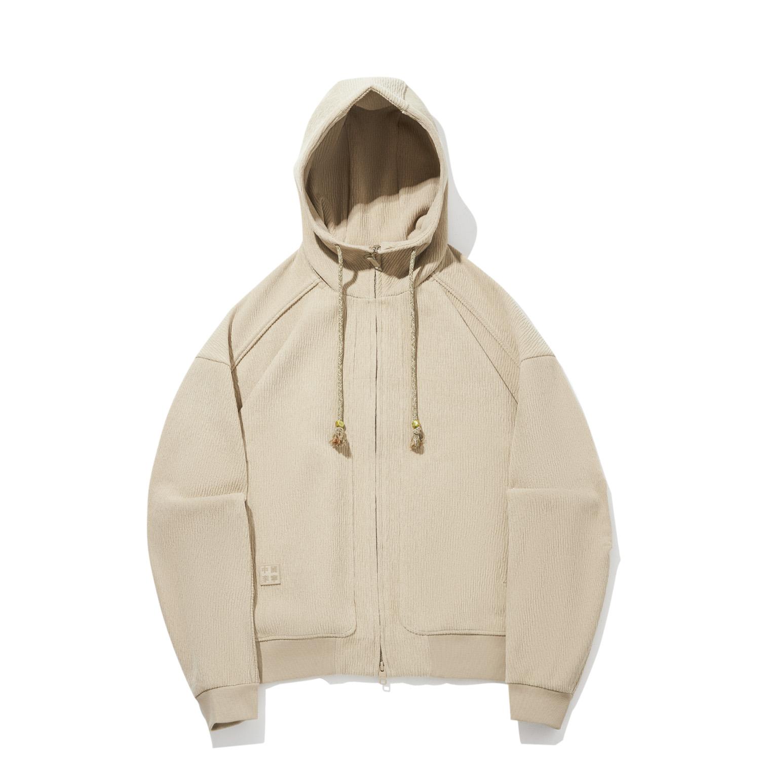 Li Ning × Серия Кунг-фу Минималистичный Дизайн Худи Мужские толстовки AWDW203-1 S