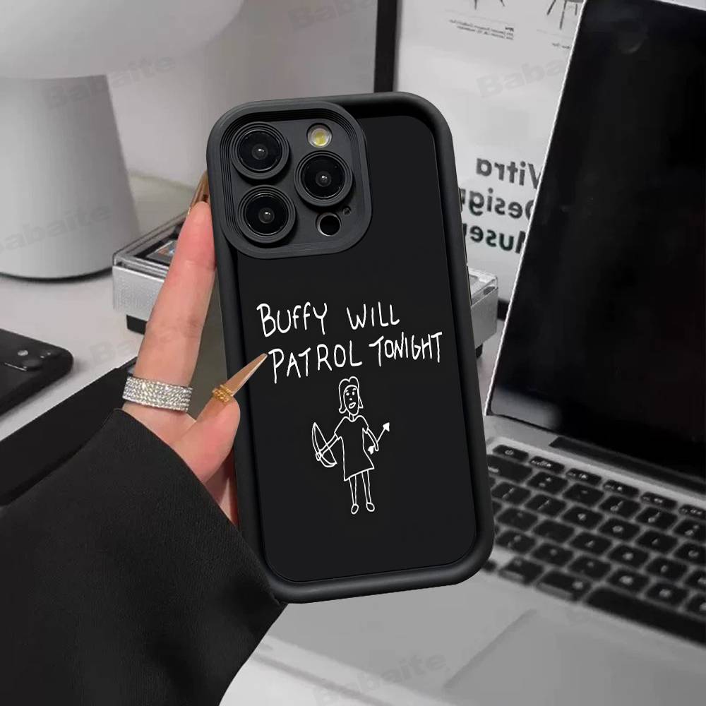 TV Buffy The Vampire Slayer Movie Phone Case For IPhone 17 16 E 15 14 13 12 11 Pro Max Plus Back Cover