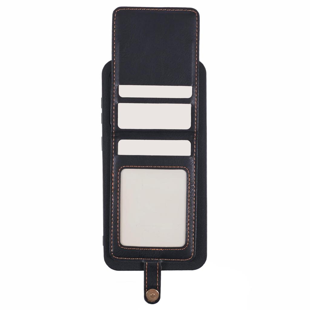 For Samsung Galaxy S24 FE Phone Case with Galaxy Card Bag Kickstand RFID Blocking