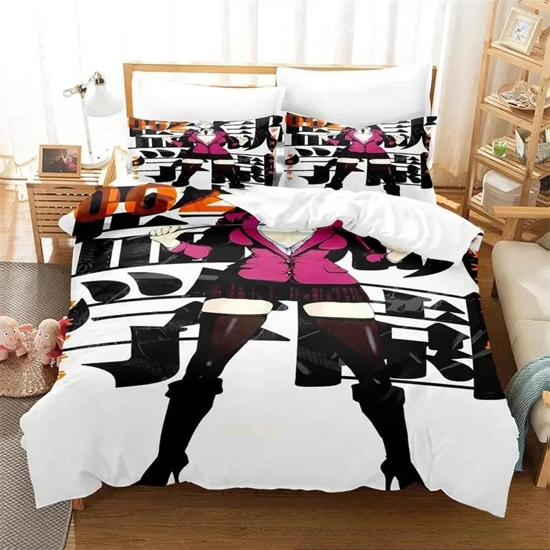 Druk 3D Prison School Anime Zestaw Pościeli Chłopcy Dziewczęta Rozmiar Twin Queen King Poszwa na Kołdrę Poszewka na Poduszkę Łóżko chłopcy Dorosły