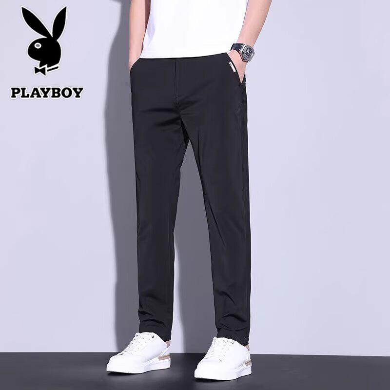 

Playboy Men s Summer Ice Silk Casual Pants 32