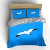 Seagull Themed Art Set Decor Soft Comfortable Duvet Cover Bedding Set Included 1*Duvet Cover & 2*Pillowcases gift