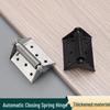 Automatic Closing Spring Hinge for Cabinet Doors – Heavy-Duty Load-Bearing Rebound Hinge