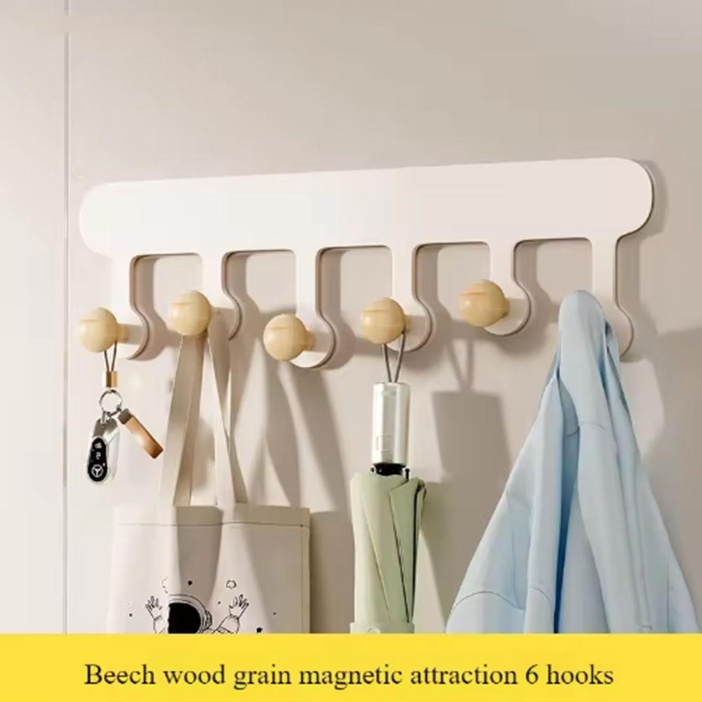 Non Punching Dopamine Magnetic Hook Wall Mounted Clothes Hanger  Refrigerator