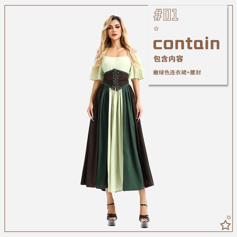 

Винтажное придворное средневековое платье эпохи Возрождения, выпускное платье, платье для выступления, платье на Хэллоуин S/M