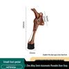 Zinc Alloy Foot Pedal Door Stopper - Anti-Collision Device for Bedroom, Bathroom, Glass, or Wooden Doors.